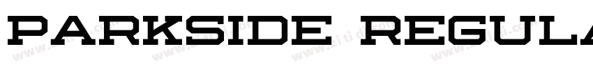 Parkside Regular字体转换 Parkside Regular字体转换